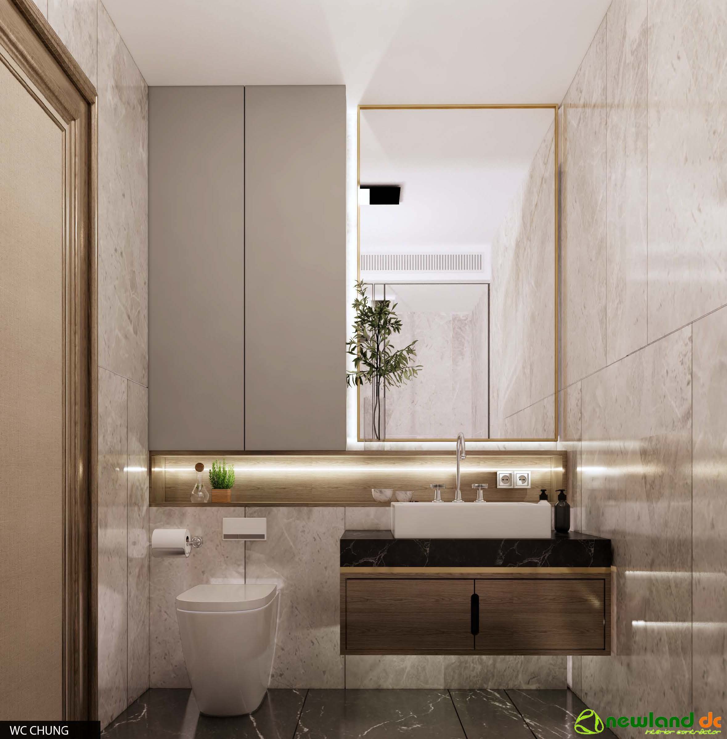 Thi công căn hộ nhà bác Đạt